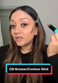 Trying the @NYX Professional Makeup Wonder Stick in Fair. This has a c...