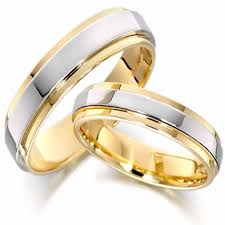 Gold And Silver Wedding Bands Couple Wedding Rings Wedding Ring Designs Favorite Engagement Rings