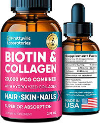 Research verified hair growth biotin. Review For Liquid Biotin For Hair Growth 20000mcg Biotin Collagen Liquid Drops Support Hair Health Strong Nails And Glowing Skin Perfect For Hair Growth For Men Women