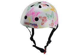 Der Spielzeugtester Hat Das Kiddimoto 2kmh048m Design Sport Helm Butterflies Schmetterlinge Gr M Fur Kopfumfang 53 58 Cm Helm Kinder Fahrrad Schmetterling