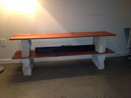 Diy Tv Stand Why Spend 100 Or 200 On A Cheap Ikea Tv Stand When You Can Build One Yourself For 80 Cedar Wood Hand Sanded With A Stain And Polyurethane Bier