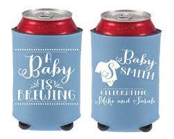 Baby Shower Koozies Personalized Koozies Oh Baby Gender Reveal Koozies Gender Reveal Cust Baby Shower Koozies Personalized Wedding Koozies Baby Shower Bbq