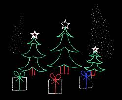 Trees And Presents Scene Christmas Wire Frame With Led Lights Christmas Large Christmas Tree Small Christmas Trees