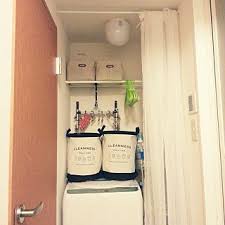 バス トイレ ダイソー 100均 レオパレス 目隠し布 などのインテリア実例 2017 08 27 17 50 11 roomclip ルームクリップ 目隠し 布 レオパレス 収納 アイデア