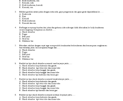 Soal bangun ruang kubus ini terdiri dari 25 soal pilihan ganda dan 10 soal uraian. Contoh Soal Dan Jawaban Pilihan Ganda Sistem Kemudi Peranti Guru