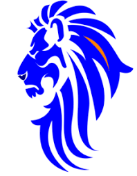 Blue Face Lion Head Clip Art At Clker Com Vector Clip Art Online Royalty Free Public Domain