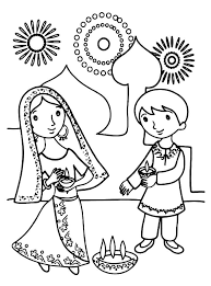 This handy set of coloring sheets gives your children the opportunity to practice their coloring and fine motor . Diwali 2 Coloring Page Free Printable Coloring Pages For Kids