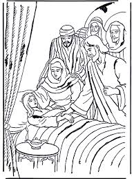 • permission to photocopy granted. Jairus Daughter 1 New Testament Jesus Coloring Pages Jairus Daughter Christian Coloring
