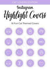 Select the highlight + at the bottom right of your screen 5. Instagram Highlight Covers Cat Edition Purple Highlight Covers Cat Themed Icons Instagram Highlight Icons Instagram Aesthetic Purple Highlights