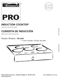 Check spelling or type a new query. Kenmore 4300 Pro 36 In Electric Induction Cooktop Use And Care Manual Pdf Download Manualslib