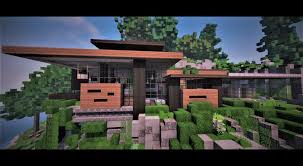 Here you'll find inspiration for a living room on a budget with a mid century modern style. Modern House On Hill Mfc With Interiors Minecraft Map