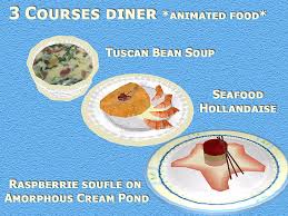 Maybe you would like to learn more about one of these? Mod The Sims 3 Courses Diner Menu New Animated Foods