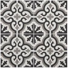 white peel and stick vinyl tile