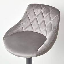 Maybe you would like to learn more about one of these? Henley Velvet And Faux Leather Height Adjustable Bar Stool Grey