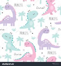 We choose the most relevant backgrounds for different devices: Seamless Princess Dinosaur Animal Pattern Vector Illustration Dinosaur Illustration Dinosaur Wallpaper Girl Dinosaur Birthday