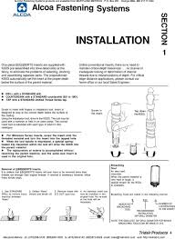 75 systematic keensert installation chart