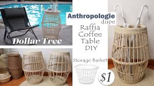 Get up to $100 in rewards! Dollar Tree Diy Raffia Coffee Table Anthropologie Diy Large Storage Basket Diy Youtube