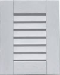 louver door style in white washed wood