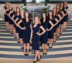 Emirates hostesses always look quite alluring in their outfits. Event Hostesses Ciao Bella Agency