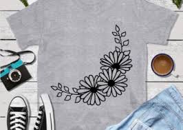 Silhouette leafs trees and grass. Flowers Svg Flower Svg Daisy Svg Floral Frame Svg Floral Border Svg Flower Cut File Card Making Cutfiles Cricut Svg Silhouette Cameo Buy T Shirt Designs