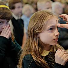 Photos: Students receive ashes at Nativity of Our Lord Catholic School
