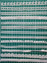 Using a crochet hook, yarn or thread is looped together to create a tightly knit piece. Free Sample Small White Border Guipure Lace Trim Cotton Embroidery Lace Trim For Dress Border China Lace Trim And Embroidery Lace Trim Price Made In China Com