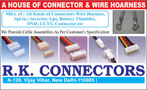 | the huge assortment of wiring harness we offer is appreciated for its durability, efficient performance and requirement of low maintenance. Wire Harness Connectors Wire Connectors R K Connectors Manufacturers In New Delhi