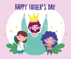 When is father's day in 2021? Happy Fathers Day Celebrating Dad With Little Son And Daughter Vector Illustration Lizenzfrei Nutzbare Vektorgrafiken Clip Arts Illustrationen Image 147585959