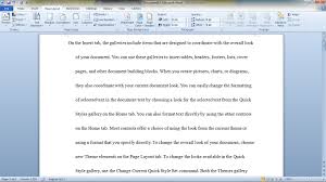 A double spaced essay example. How To Write An Essay Double Spaced