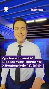 Que torcedor você é?: RECORD exibe Fluminense X Botafogo hoje (12), às 19h #HojeEmDia#Shorts