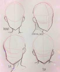 Draw the legs with one being bent into a sort of forward facing arrow (helps emphasize motion) and the other straight at about the same angle as the body. Zeichentutorial Head Anime 26 Trendige Ideen Things To Help Me Draw Anim Uroki Risovaniya Uroki Risovaniya Lica Risovanie Lic
