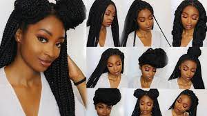 If you remember janet jackson from the 1993 movie, poetic justice or are a fan or know of kendrick lamar, asap rocky or travis scott, box braids are a hairstyle you are familiar with. 12 Ways To Style Box Braids Quick Easy Styles Protective Hairstyles Temilondon Cute766