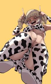 Himiko in cow costume : rBokuNoEroAcademia