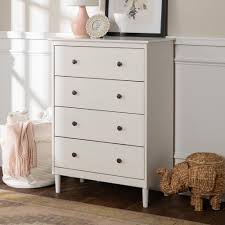 Enjoy free shipping on most stuff, even big stuff. Walker Edison Furniture Company Classic Mid Century Modern 4 Drawer White Solid Wood Dresser Small White Dresser Storage Furniture Bedroom Solid Wood Dresser