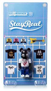 stayreal x be rbrick 100 風狂車手好康按讚贈獎活動 toy packaging toy people 3d character