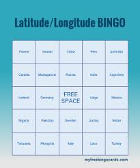 Check spelling or type a new query. Latitude Longitude Bingo