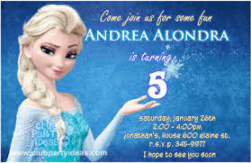 You can now send animated video invitations for your themed parties! Frozen Birthday Invitations Free Printable Templates 2018