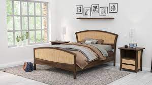 Dreamlike bed frame in the art deco style. Hand Made Modern Bed Frame Walnut Headboard Wood Bed King Size Bed Queen Art Deco By Nathan Hunter Design Custommade Com