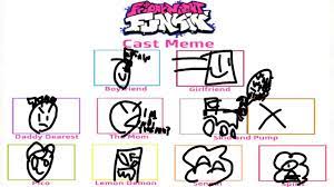 Fnf Cast Meme Youtube