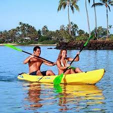 Kayak Rental At The Kahala One Or Two Person Touring Kayaks Are Available And Allow You To Paddle Around Our Bay Honolulu Hotels Kahala Hotel Beach Activities
