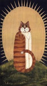 Pin By Emel Akturk On Chic Cats Folk Art Cat Cat Art Cat Painting