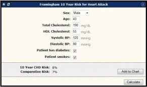 galen ecalcs calculator framingham risk for heart attack