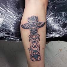 70 Totem Pole Tattoo Designs For Men Carved Creation Ink