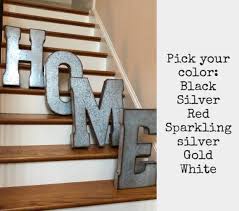 Did you scroll all this way to get facts about galvanized letters? Sale Extra Large Metal Letters Pick Color Word Etsy