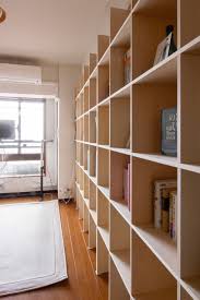 ミニマルでコンパクトな書斎に 壁一面の本棚 奥行250mm shelf no 60 本棚 インテリア 収納 本棚のデザイン