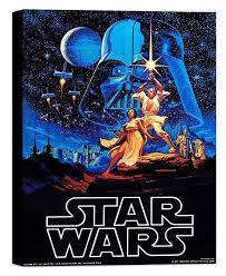 Star Wars Canvas Wall Art Framed Print Various Sizes Etsy In 2021 Star Wars Poster Star Wars Movies Posters Star Wars Wallpaper