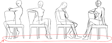 説得力のある描写にしよう！ 椅子に座った人の描き方 | いちあっぷ
