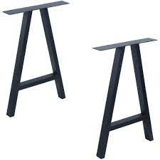 They offer an easy installation, include a leveler foot with 1 of adjustment. Mbqq Furniture Legs 28 Height 17 7 Wide Rustic Decory A Shape Table Legs Heavy Duty Metal Desk Legs Dining Table Legs Industrial Modern Diy Iron Bench Legs 2 Pcs Walmart Canada