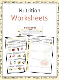 This is the category page for all the healthy meal plans i've written on different diets. Nutrition Facts Worksheets Key Information For Kids