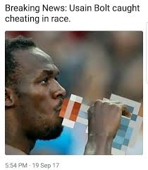 Jun 21, 2021 · jamaican sprint legend usain bolt has announced the arrival of his twin boys both of whom he has named thunder bolt and saint leo bolt, bbc reports. Usain Bolt Caught Cheating In Race Daily Lol Pics